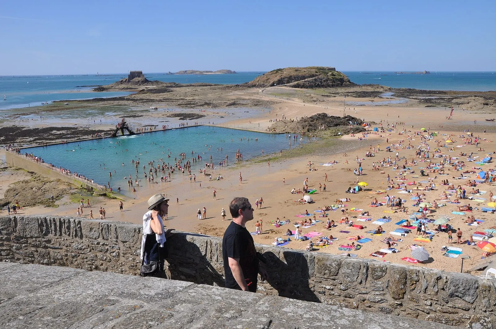 La piscine d'eau de mer de Bon-Secours