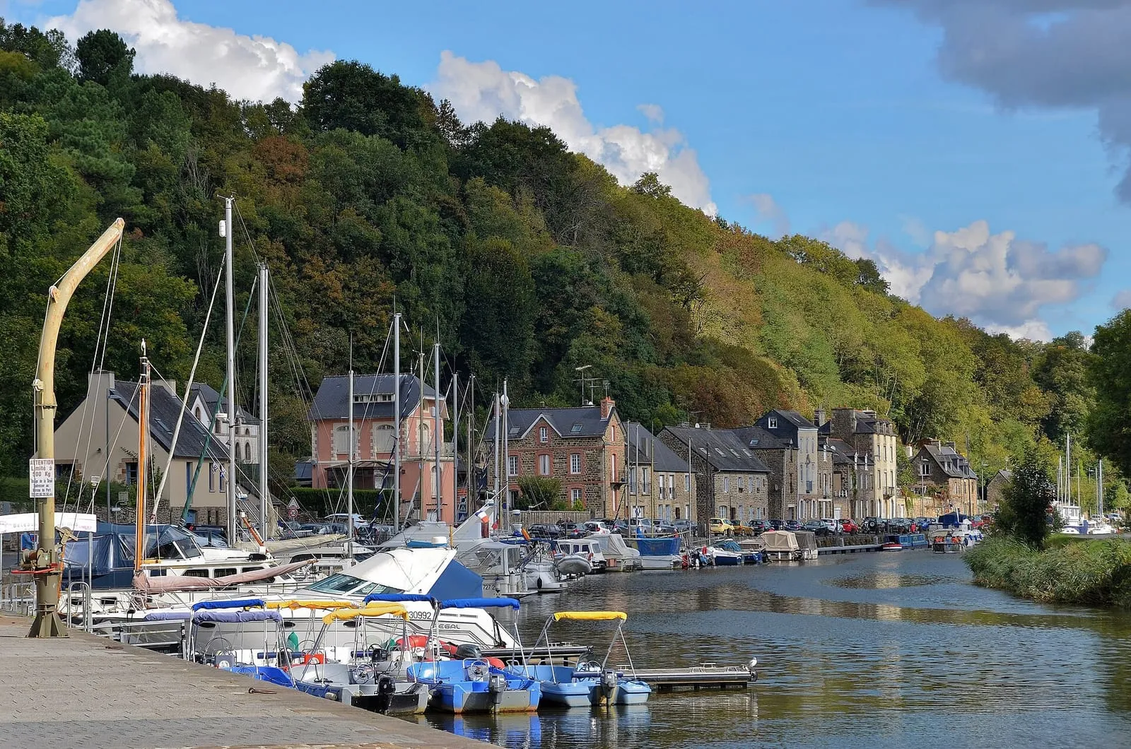 Le port de Dinan sur la Rance