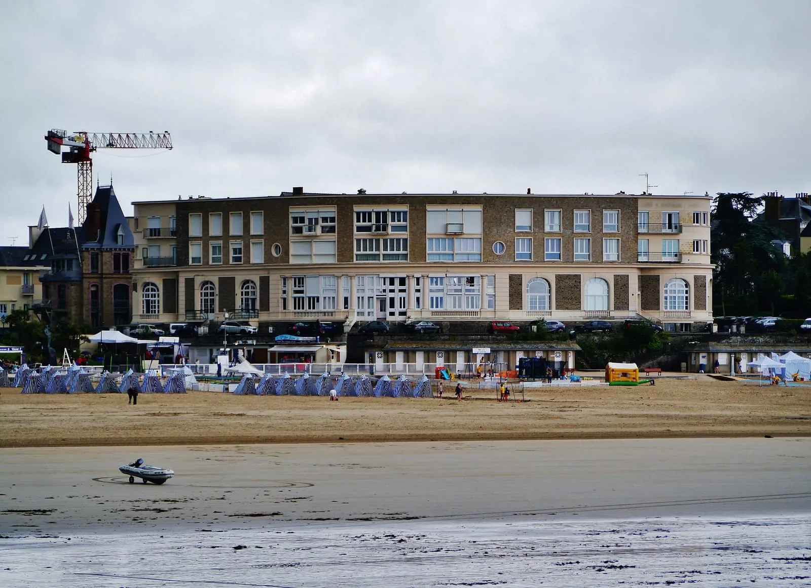 La plage de l'Écluse à Dinard